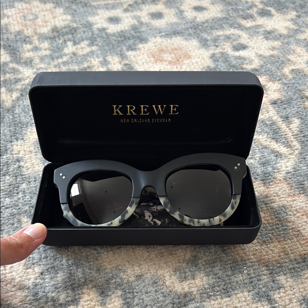 KREWE Black and Tortoiseshell Sunglasses